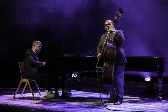 Kennedy Center_Jason Moran, Christian McBride_12.16.22_Photo by Jati Lindsay (6) Jason Moran and Christian McBride at The Kennedy Center Dec 16, 2022 Photo by Jati Lindsay
