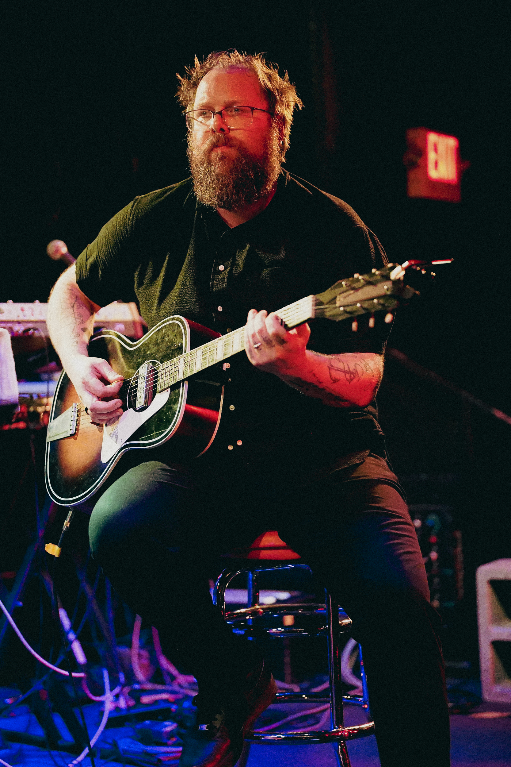 Katie Crutchfield and Brad Cook at Ottobar Baltimore 02.14.23 Photo by Casey Ryan Vock