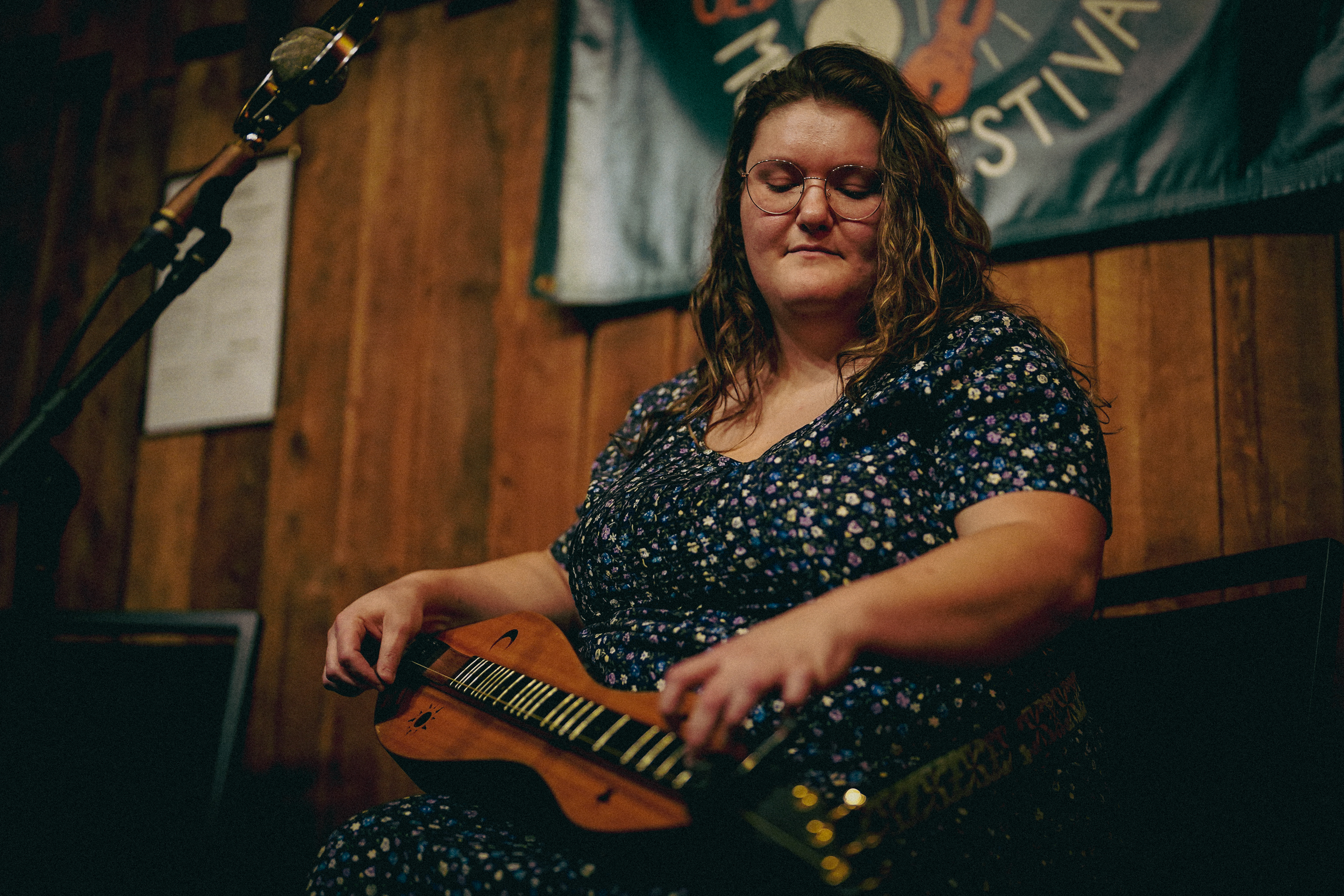 Sarah Kate Morgan at Baltimore Old Time Music Festival at Creative Alliance March 10-11, 2023 Photo by Casey Ryan Vock