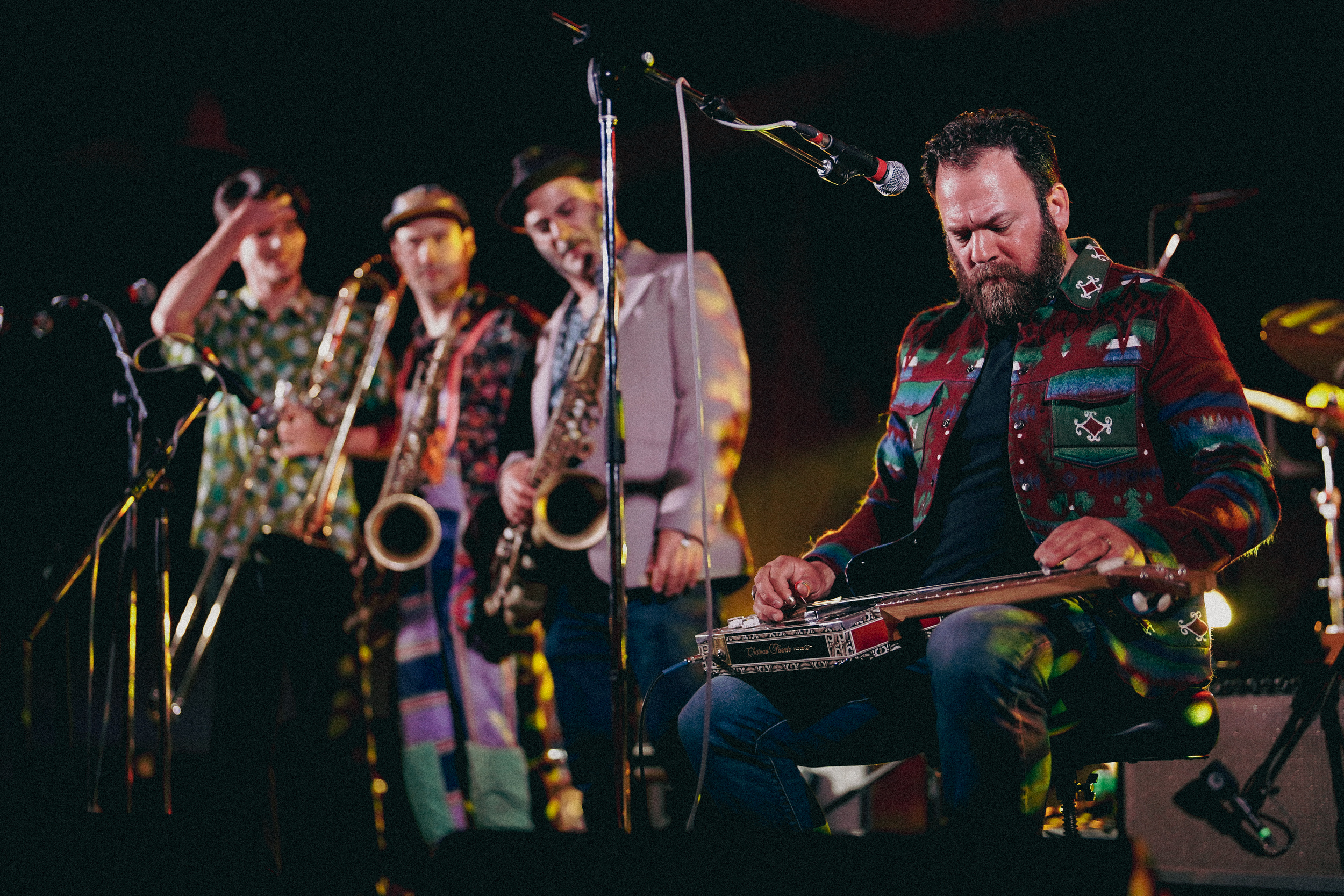 Cris Jacobs plus The California Honeydrops - DelFest 2023 Cumberland MD - 05.27.23 Photo by Casey Ryan Vock