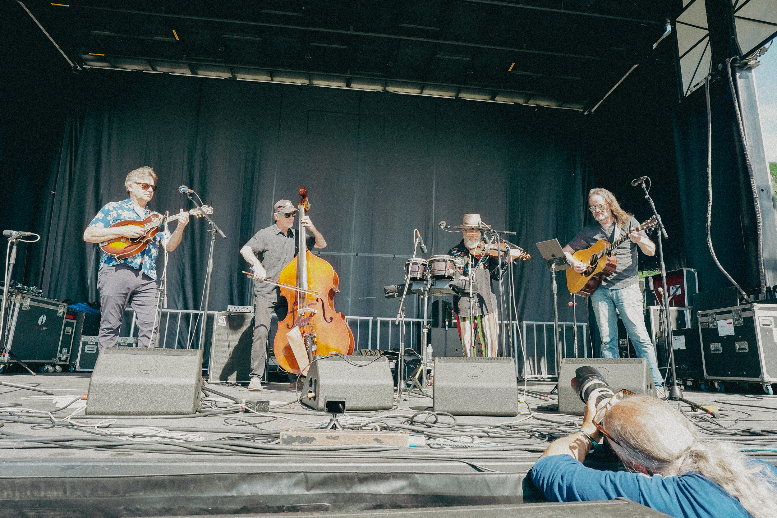 Joe Craven, Jim Kerwin, Stu Allen and Ronnie McCoury - DelFest 2023 Cumberland MD - 05.26.23 Photo by Casey Ryan Vock