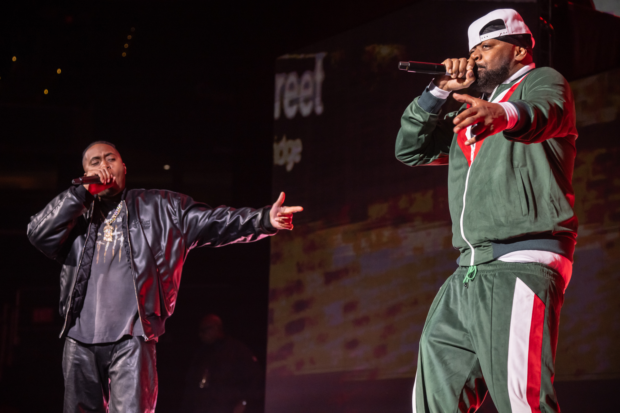 2023-Nas-KG-9688 Nas and Ghostface Killah of the Wu-Tang Clan. Photo by Kyle Gustafson