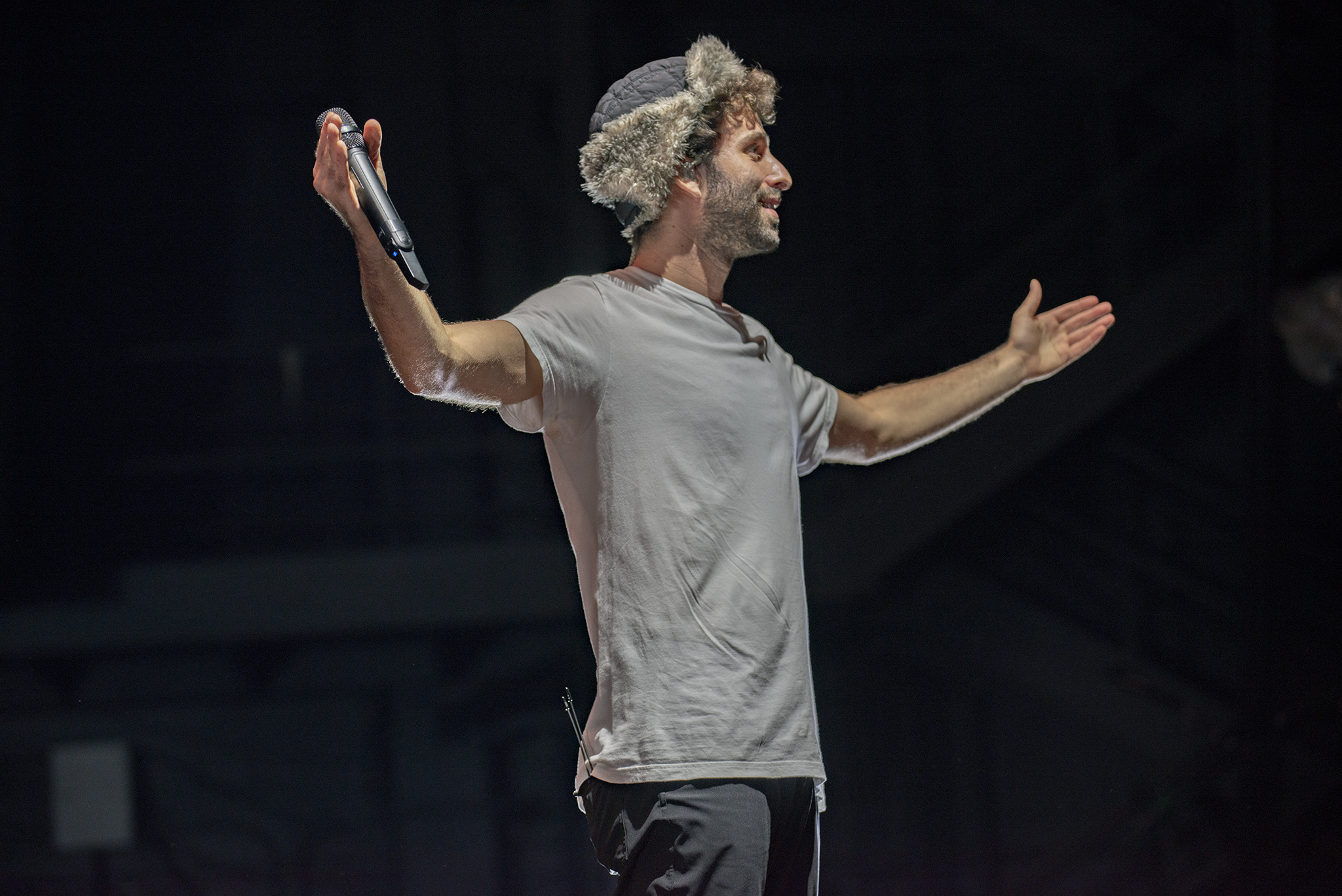 AJR performing at Merriweather Post Pavilion - August 10, 2025