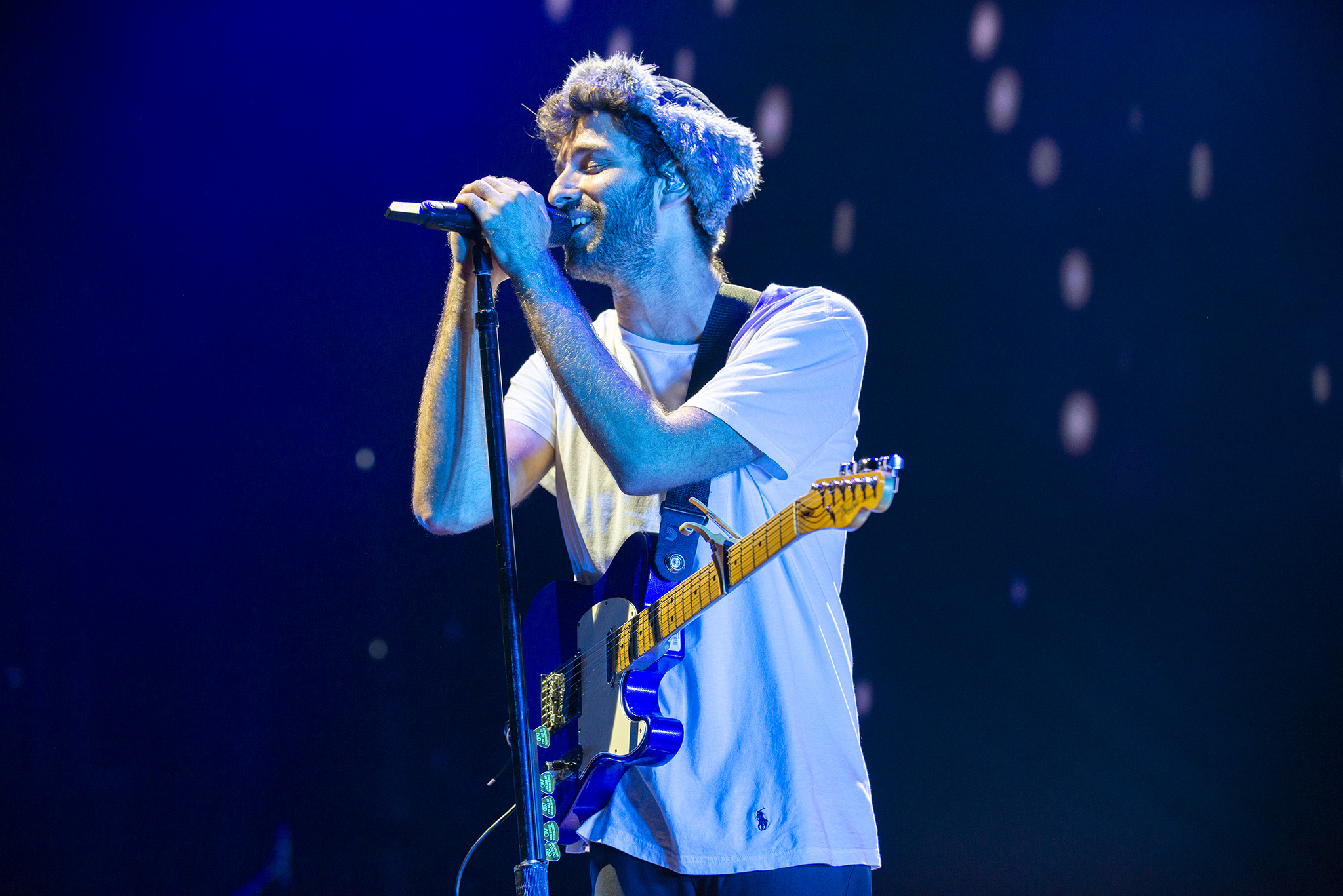 AJR performing at Merriweather Post Pavilion - August 10, 2025